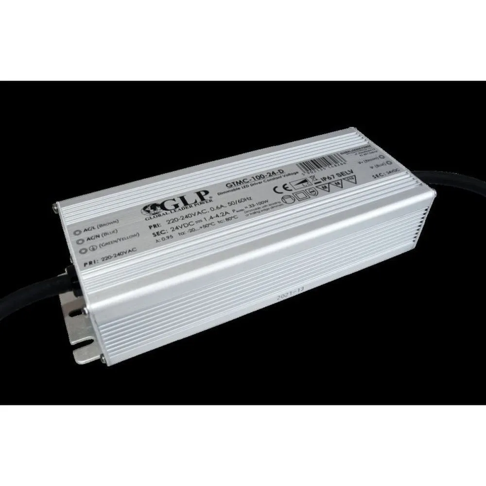 Alimentation led dc24v 100w étanche ip67 glp