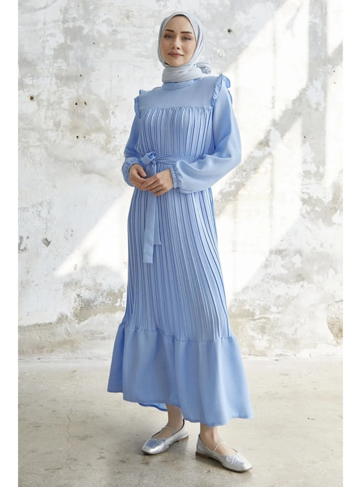 Baby Blue - Modest Dress
