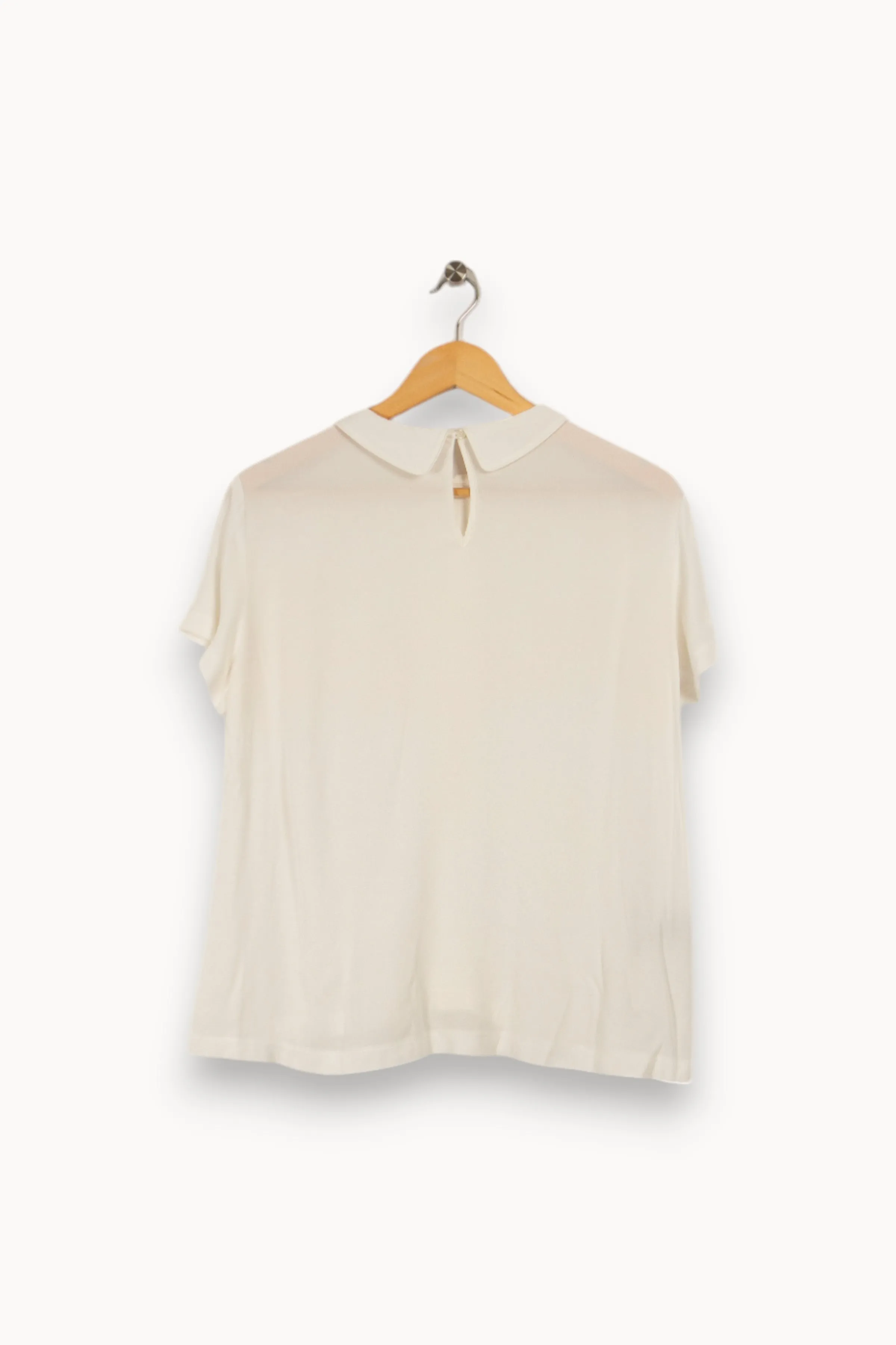 Blouse blanche à col - Taille L/40