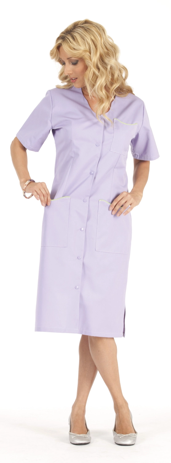 Blouse femme Laurene manches courtes - Parme / Pomme Molinel Hasson