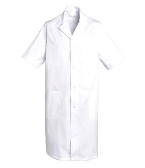 Blouse homme manches courtes coton Oscar Blanc - SNV