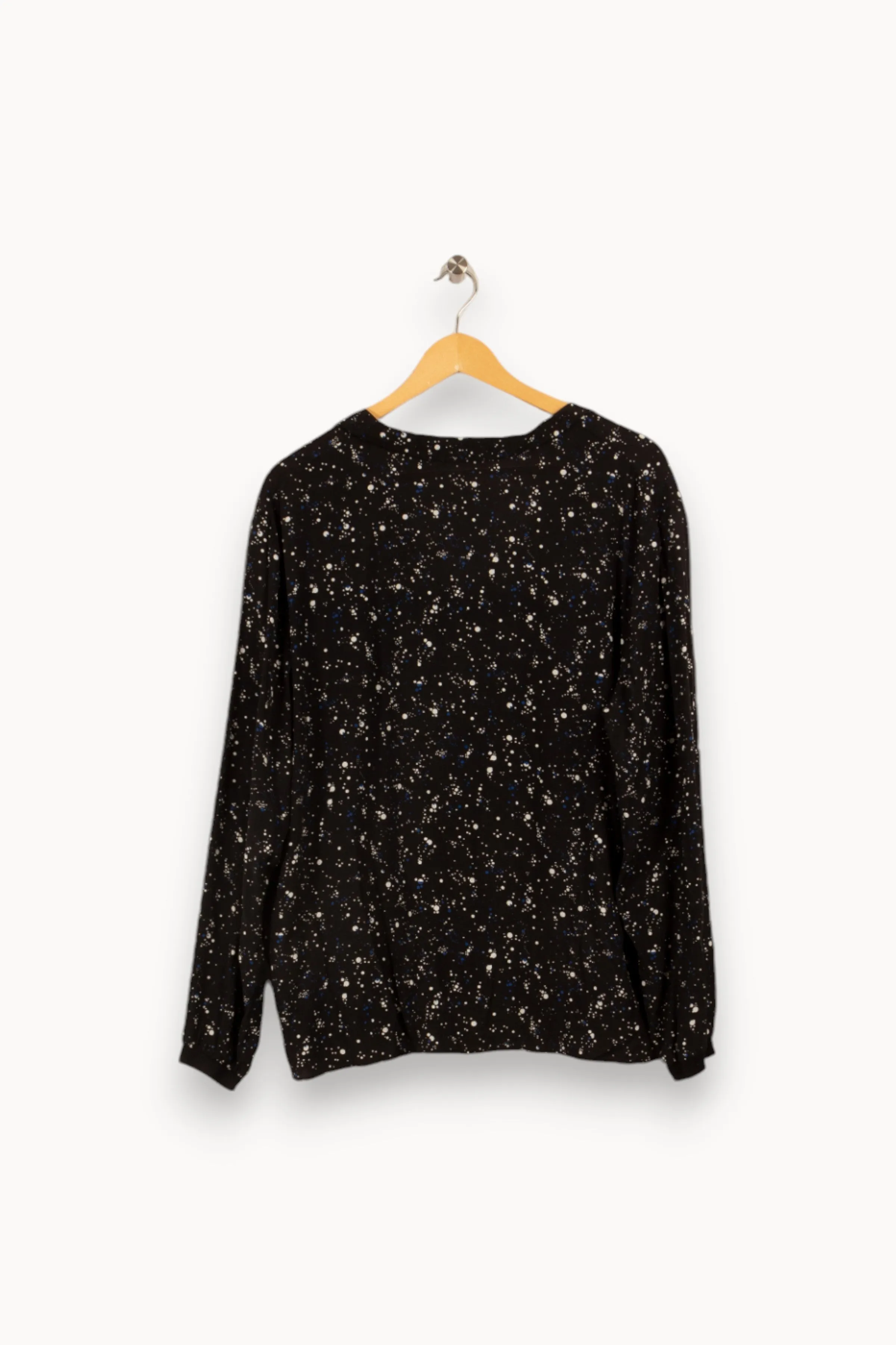 Blouse noire à motifs - Taille XXXL/46