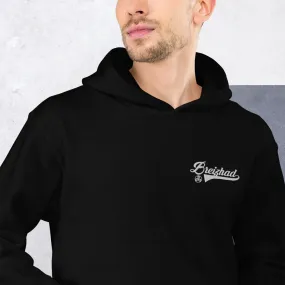 Breizhad - Breton - Sweaet à capuche brodé avec la mention Breizhad, Breton et un triskel