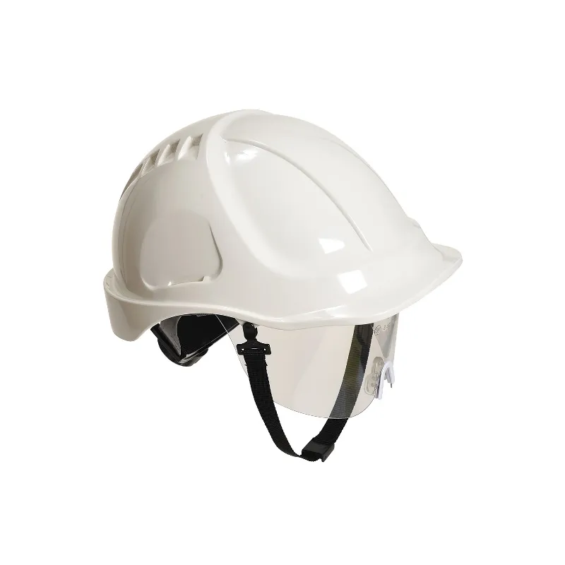 Casque de chantier lunette intégrée