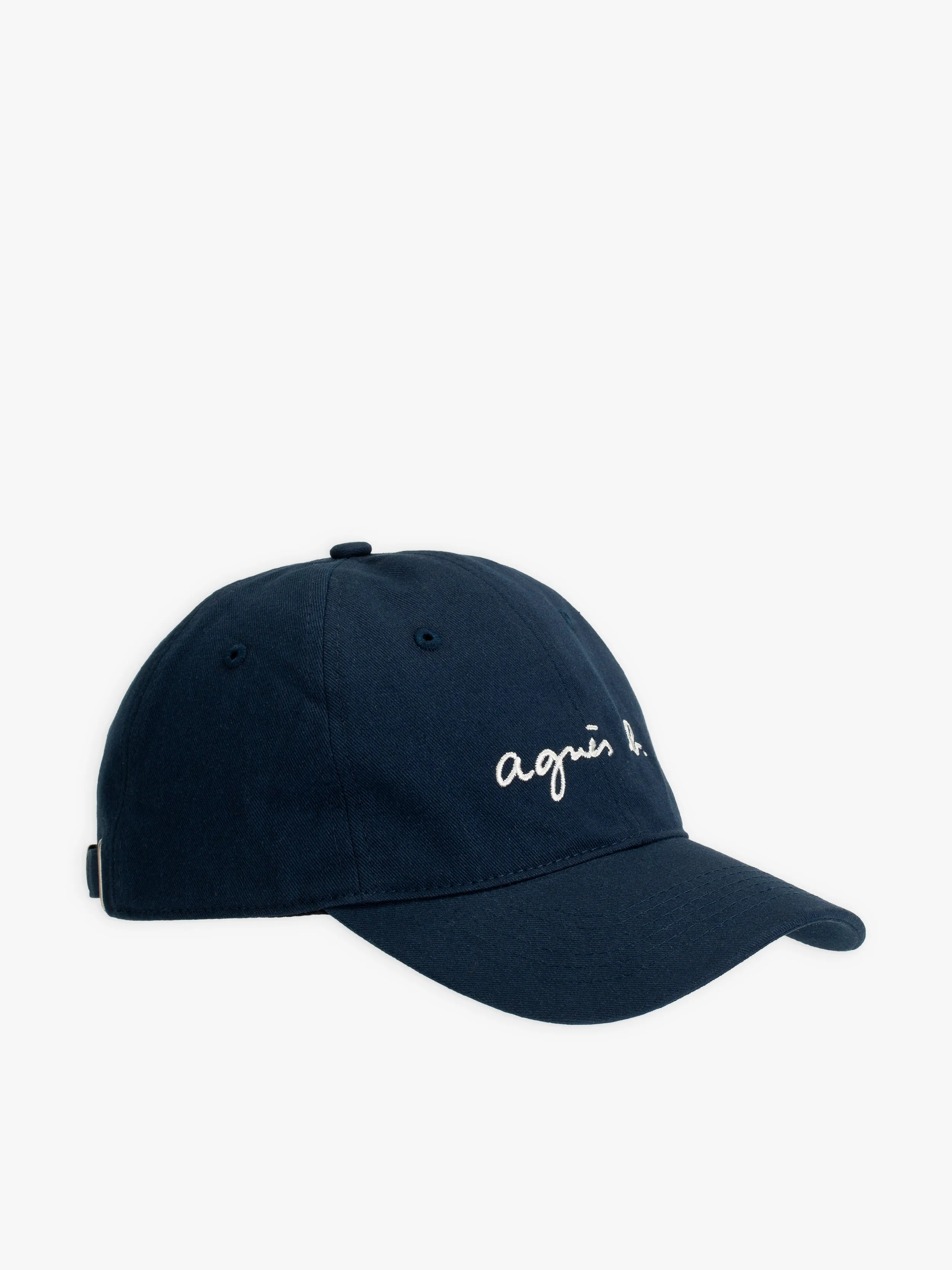 casquette brodée "agnès b." bleu foncé