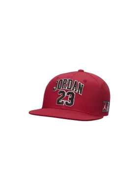 Casquette Jordan Jersey Bord plat Enfant Rouge