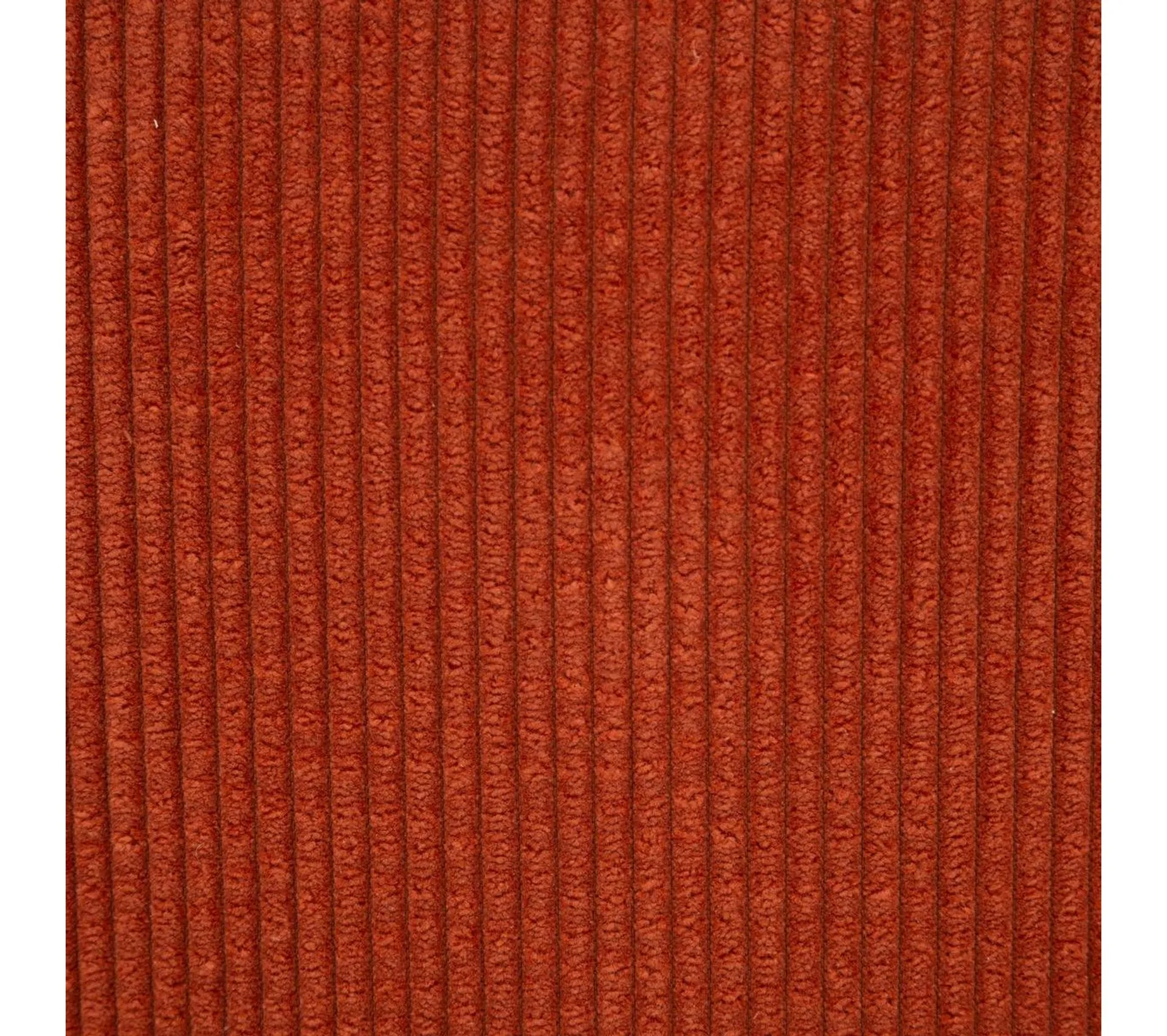 Chaise De Bureau En Velours Côtelé Terracotta Et Pieds En Métal