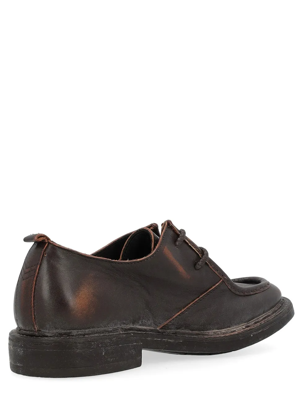 Chaussure à lacets Moma cuir marron
