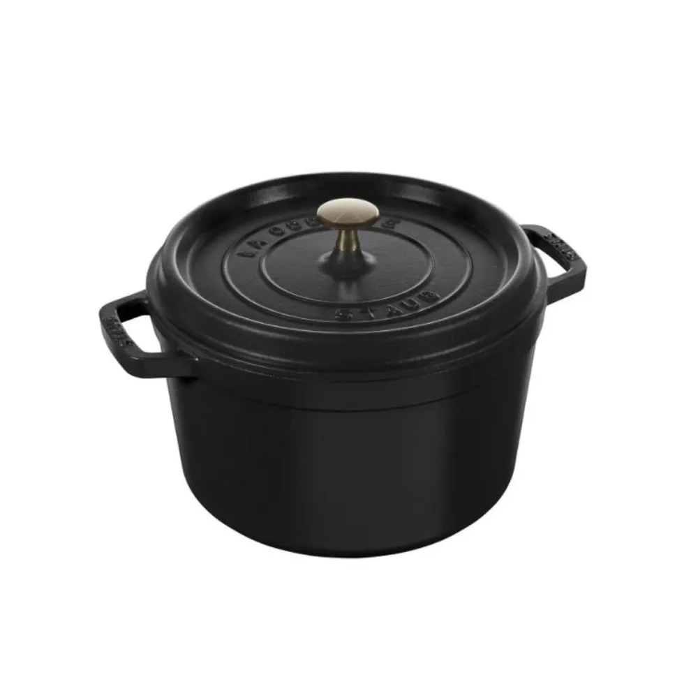 Cocotte ronde haute Staub 24cm - 4 coloris