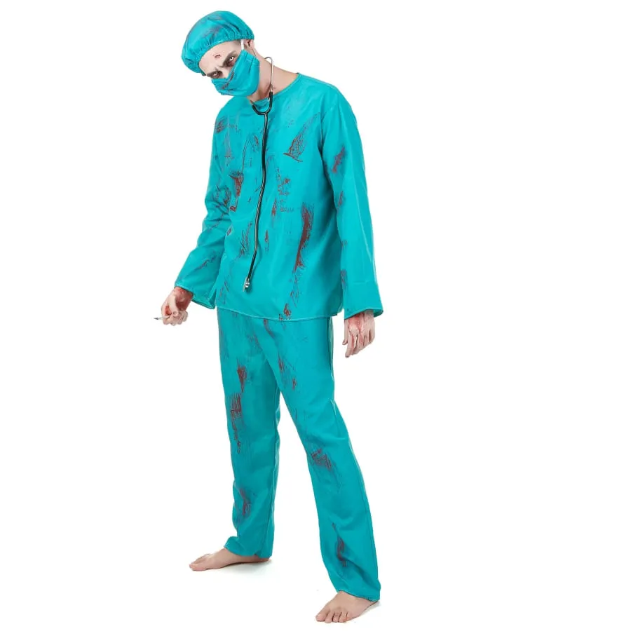 Costume de chirurgien zombie pour adulte