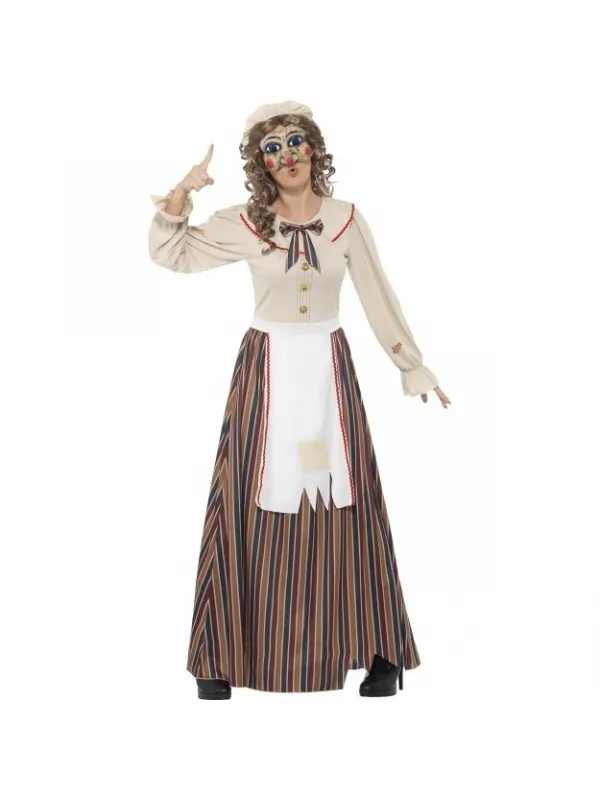 Costume Judy la marionnette possédée pour Halloween femme