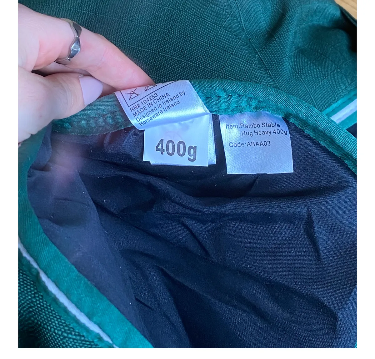 Couverture d'écurie Horseware 400g 7'0