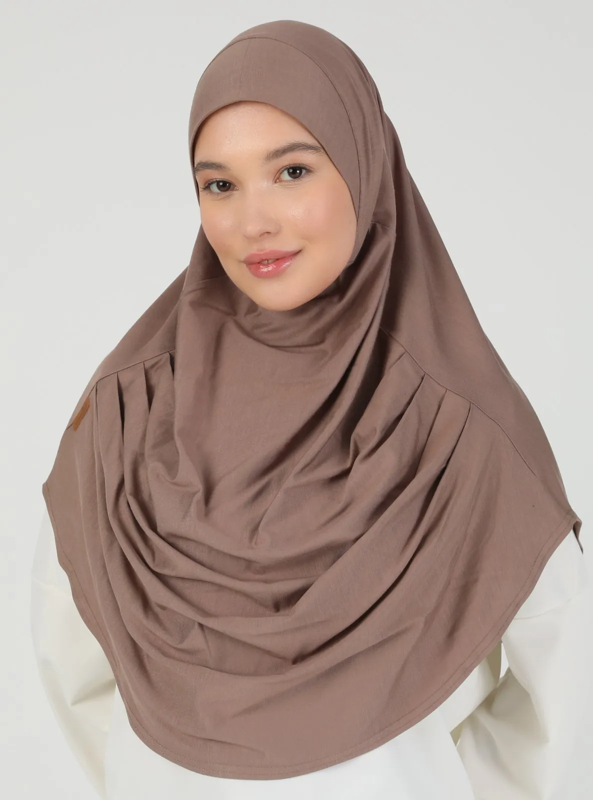 Dark Mink - Plain - Prayer Scarf
