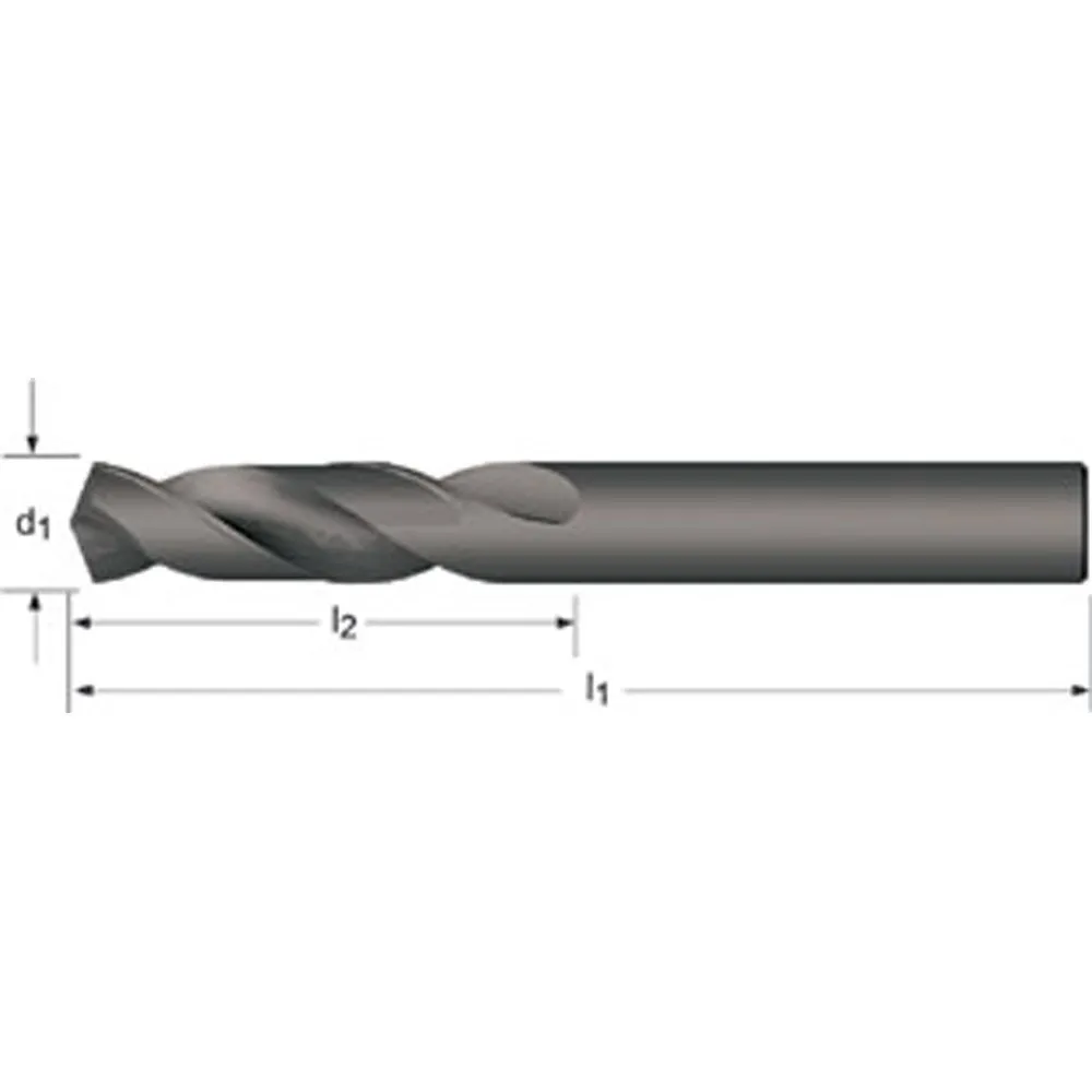 Dormer R40C11/64 Foret à métal court 11/64" x 1-1/16" x 2-1/8" acier haute vitesse