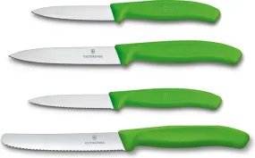 Ensemble de Couteaux Victorinox Swiss Classic Keukenset Vert (4-pièces)