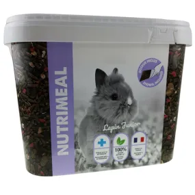 Granulés lapin nain junior (moins de 6mois), nutrimeal seau - 6kg.