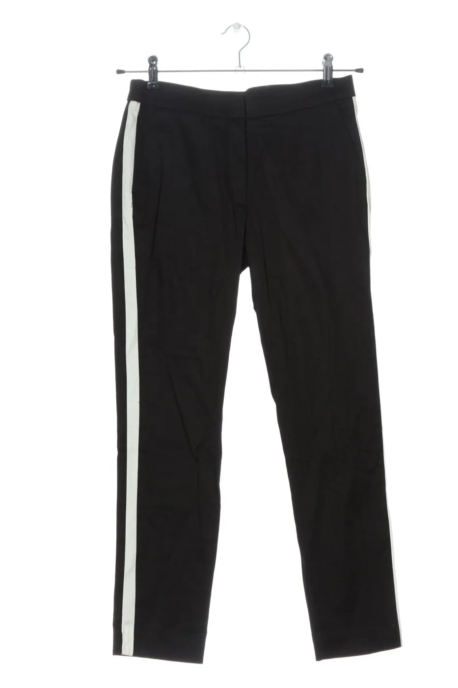 Hallhuber Pantalon en jersey noir style décontracté