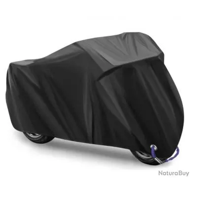 Housse de Protection pour Moto 245x105x125 cm Imperméable Tissu Oxford 210D Livraison Gratuite