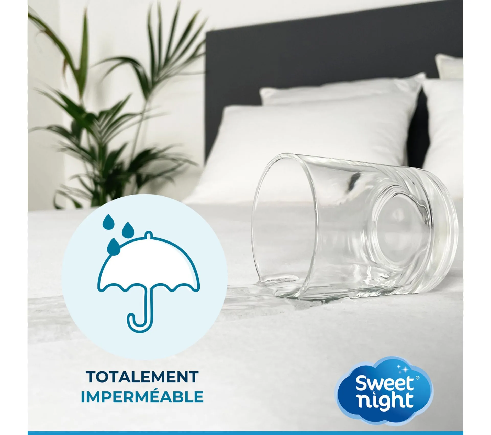 Housse Intégrale Matelas Imperméable 90x190x30 Cm - Protège Matelas Anti-punaise De Lit