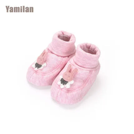 Importé - Chaussons Bébé/Enfants 100% Coton Antidérapant de 0-3 mois