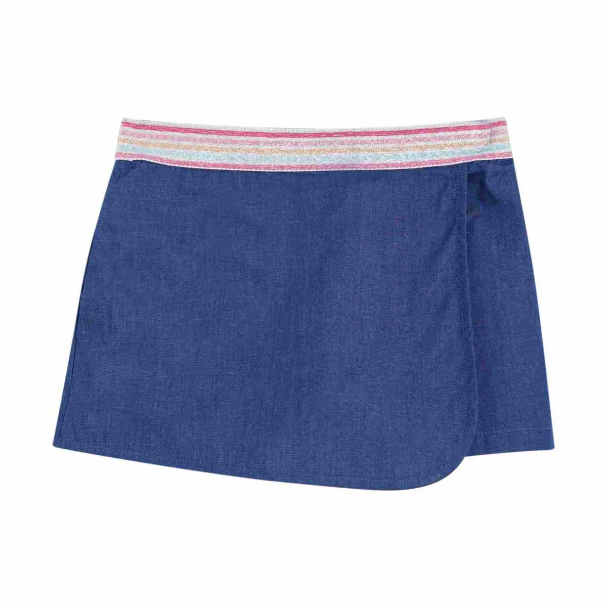 Jupe / Short Bleu Denim Été Fille | Deux-en-Un | JADE