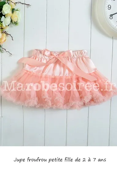 Jupe froufrou fille princesse réf: QE01 en Tulle