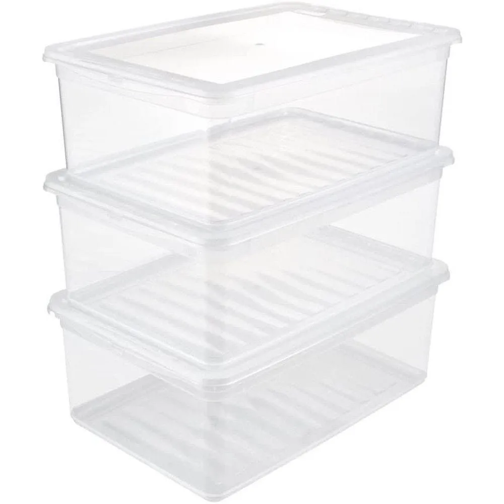 Kit de 3 boîtes de rangement bea 11 litres pp
