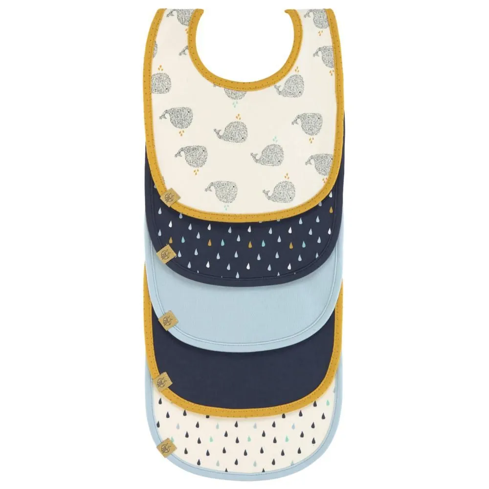 Lot de 5 bavoirs éponge imperméable
