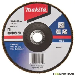 Makita Accessoires D-63529-10 Disque à lamelles 180mm A60