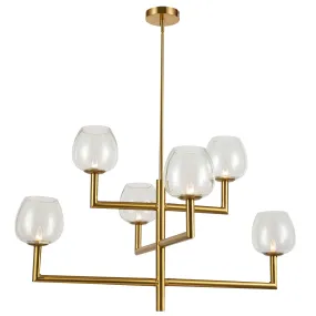 NORA Chandelier Or - NOR-326C-AGB-CLR | DAINOLITE