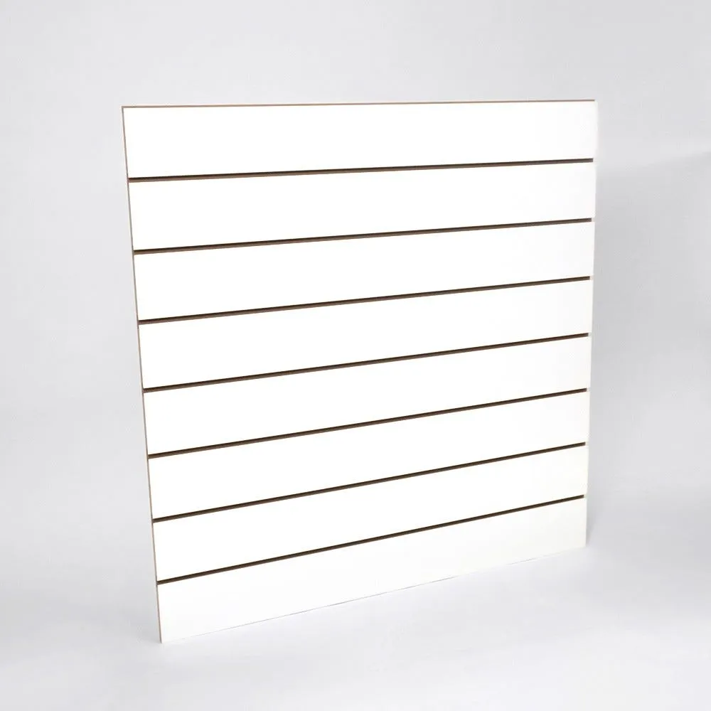 Panneau rainuré R15 blanc 120x120x1.8cm