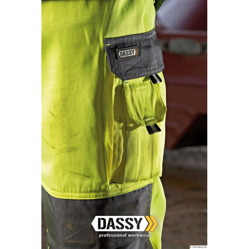 Pantalon de travail Dassy HIVI Glasgow avec poches genoux