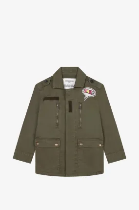 Parka fille en gabardine Zadig BD