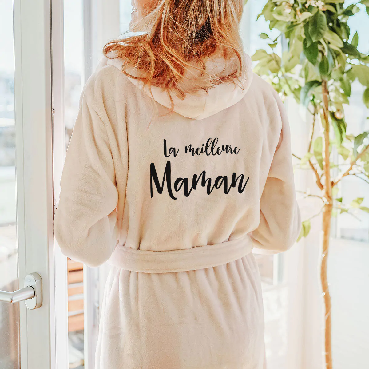 Peignoir personnalisé avec nom