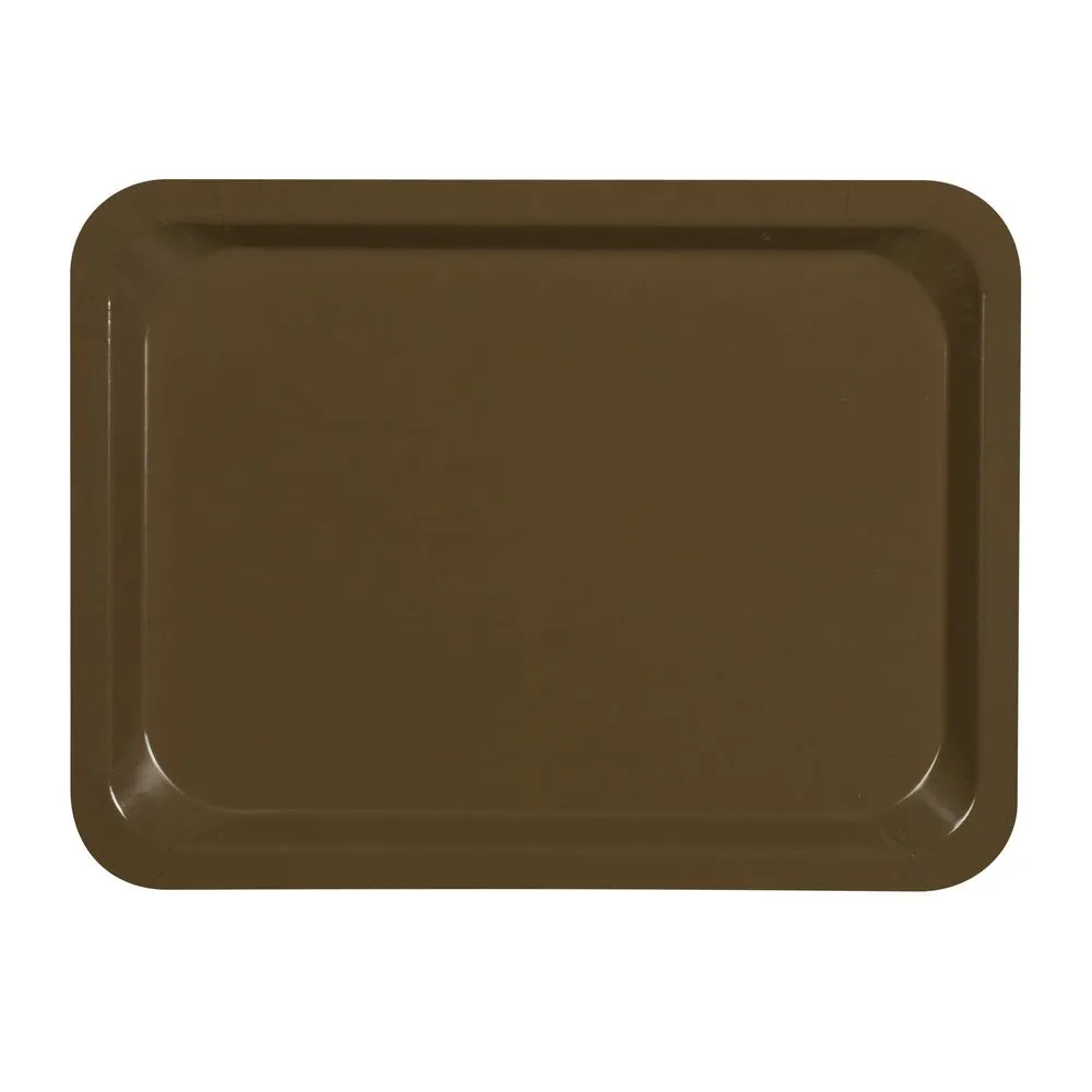 Plateau platex noisette 32,5 x 26,5 cm gastro 1/2 platex - par 20
