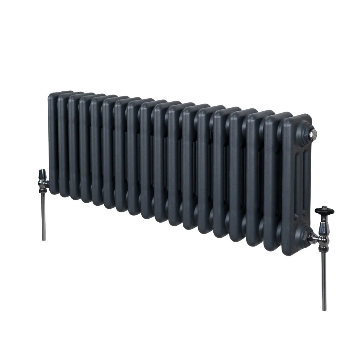 Radiateur Traditionnel à Triple Colonne – 300 x 832 mm – Gris Anthraci 