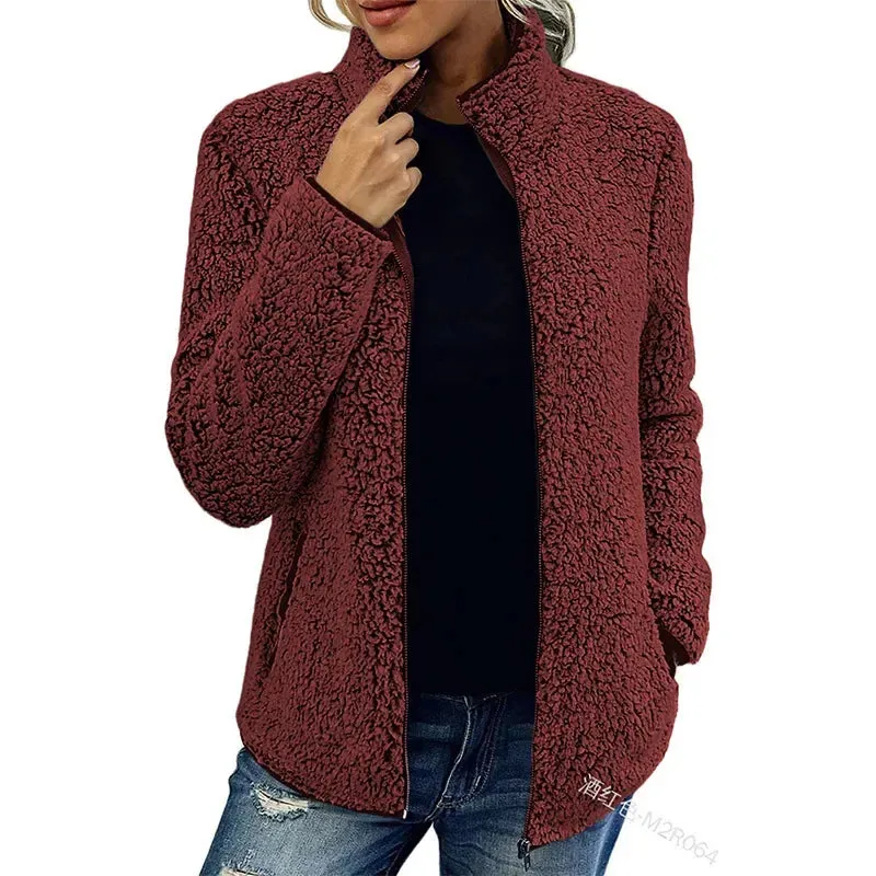 Riselle - Veste polaire d'hiver pour femmes