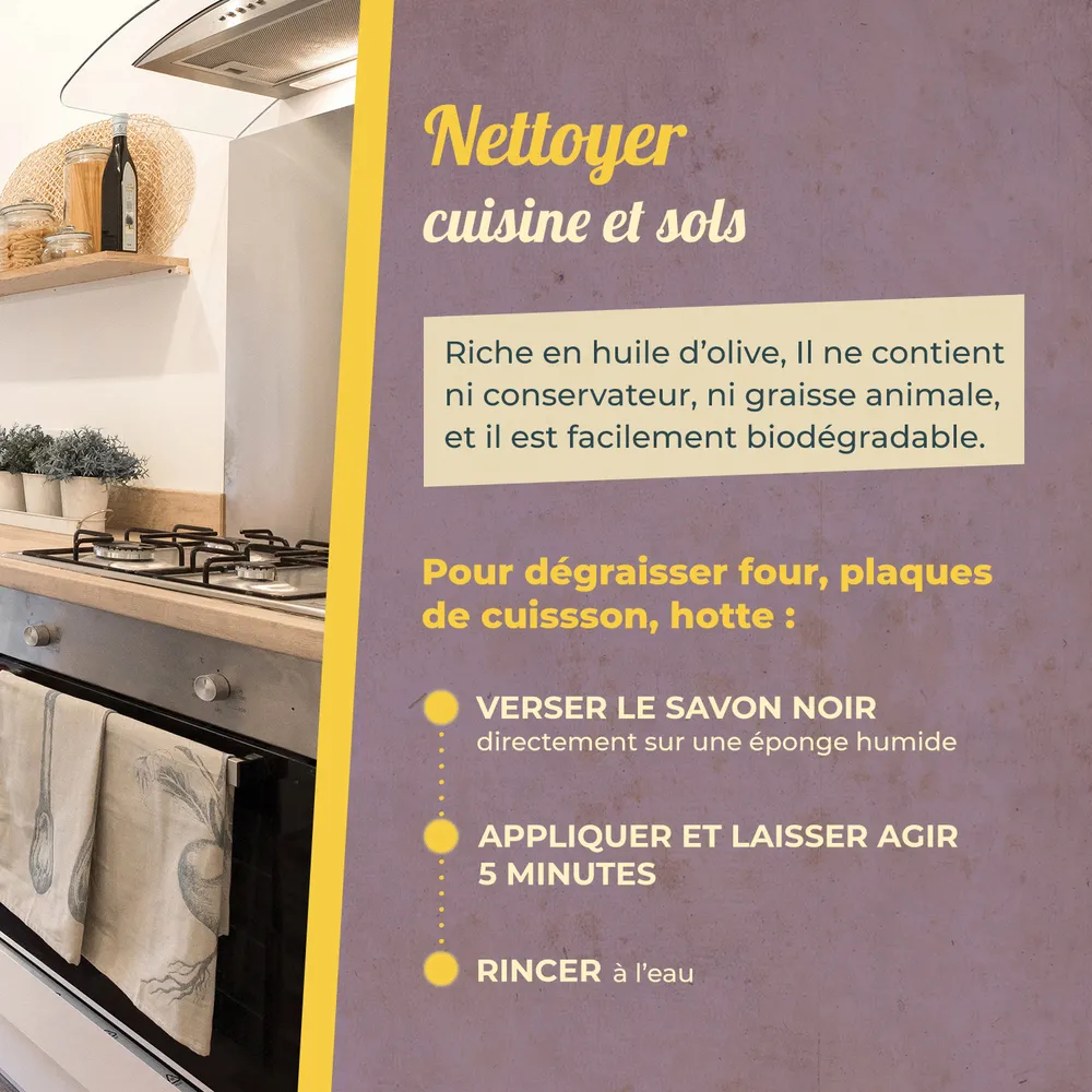 Savon noir à l'huile d'olive concentré 1L Fabulous