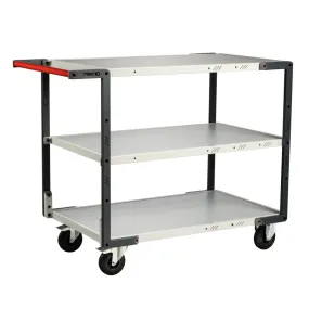 Servante flat-pack 3 plateaux mélaminés - 1000X600 mm - CU 250 kg - FIMM