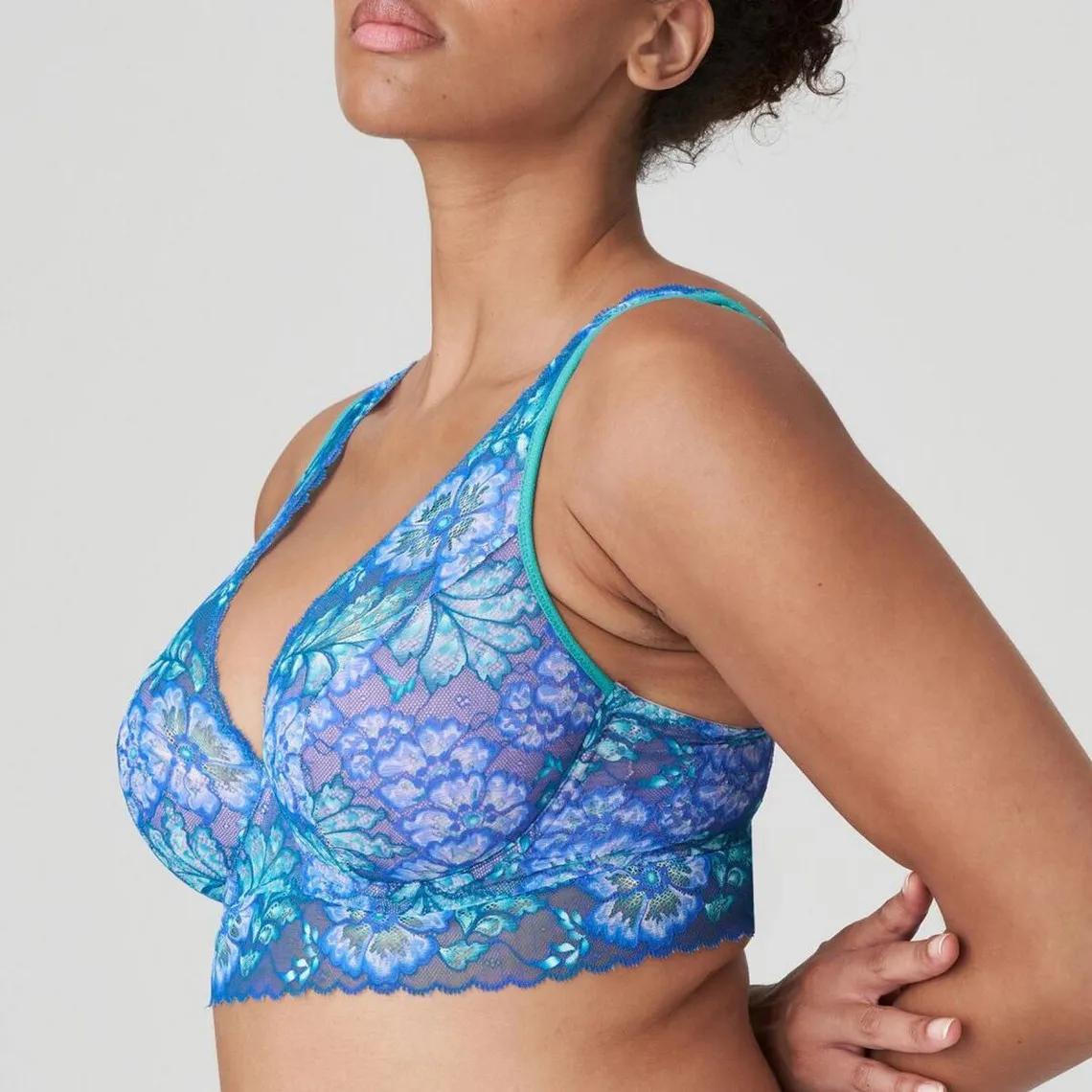 Soutien-gorge demi-mousse plongeant bleu Prima Donna  | 3 Suisses
