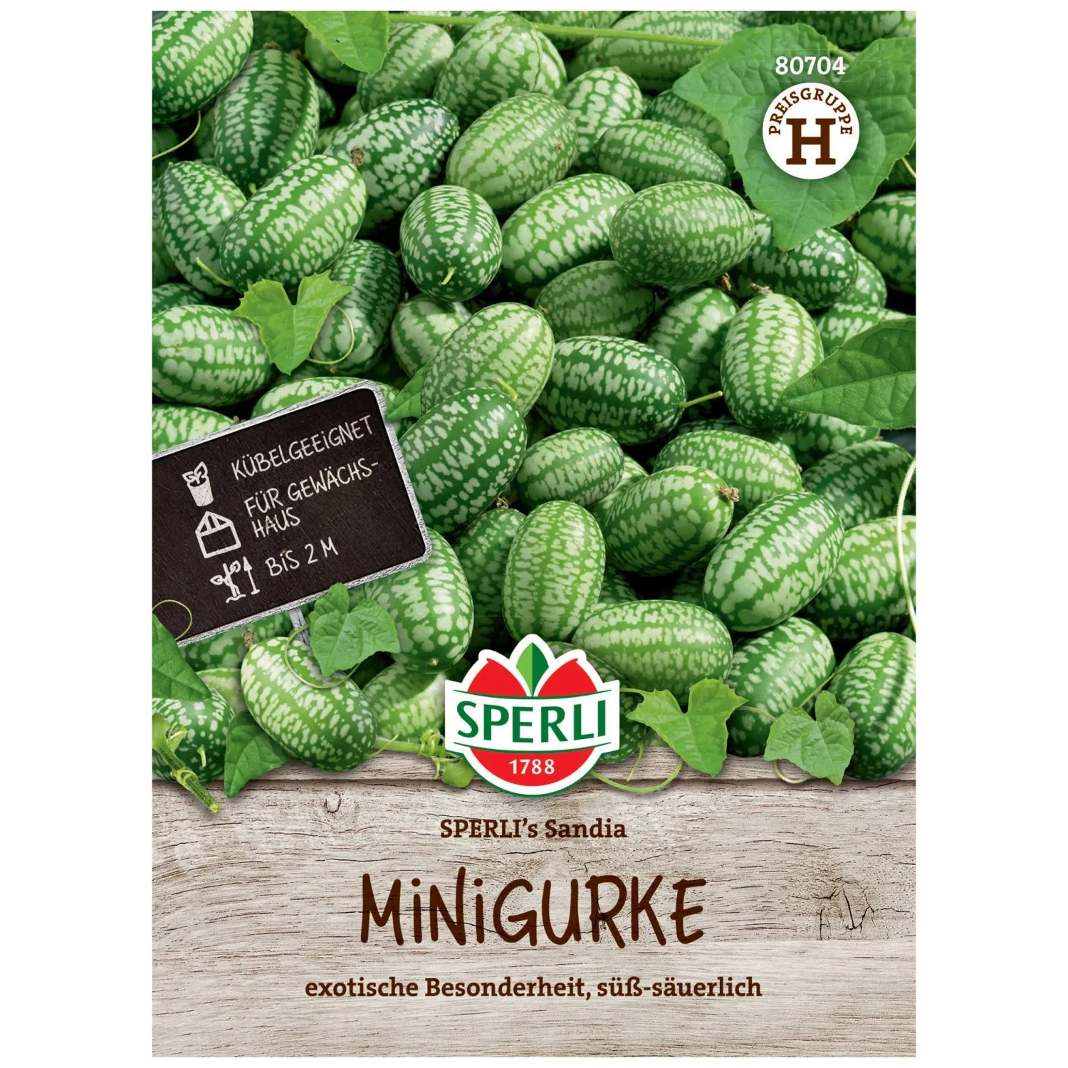 Sperli Semences de mini concombre Sperli's Sandia 12 plantes