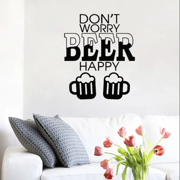 Sticker Don't Worry Beer Happy