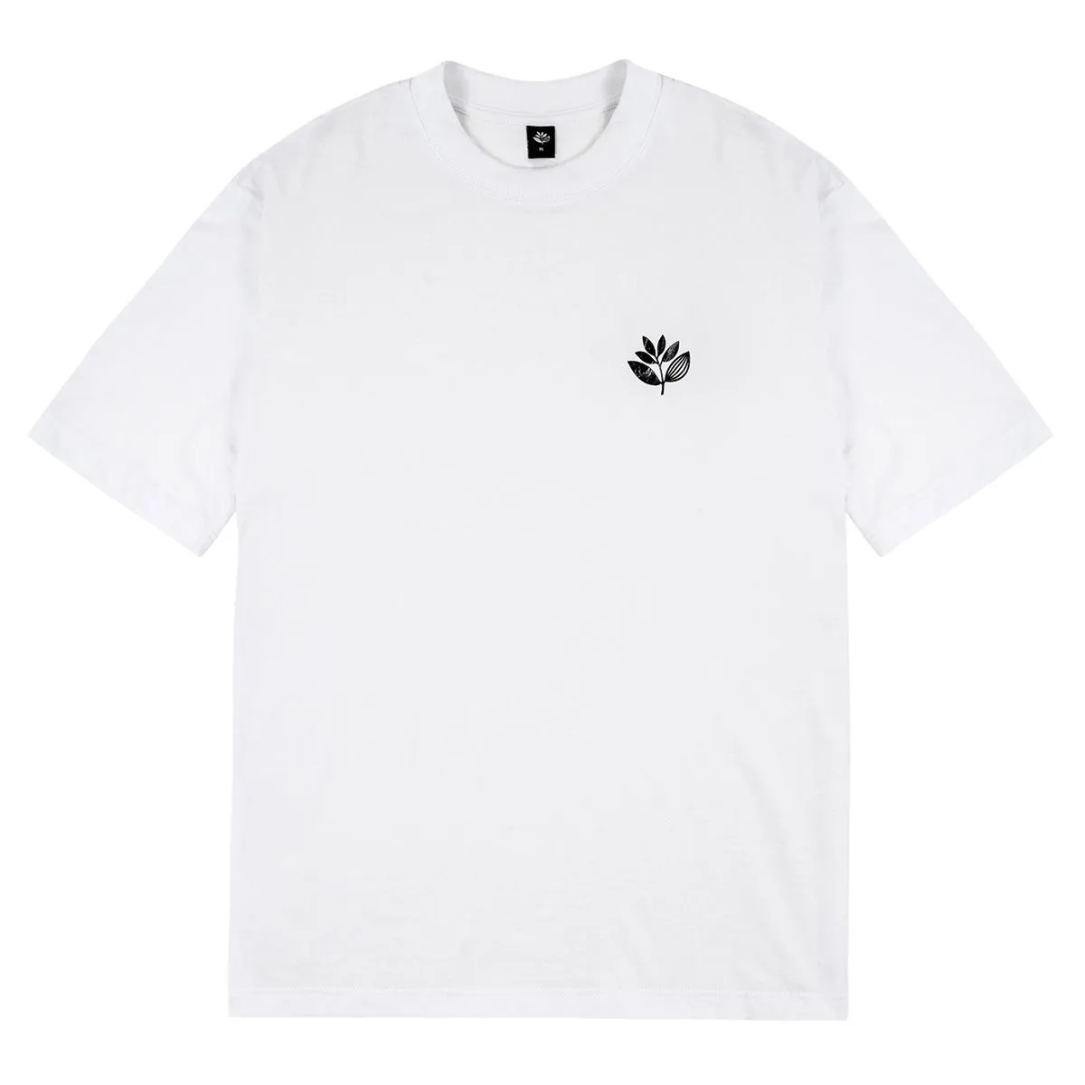 Tee Shirt Magenta Marble Tee White
