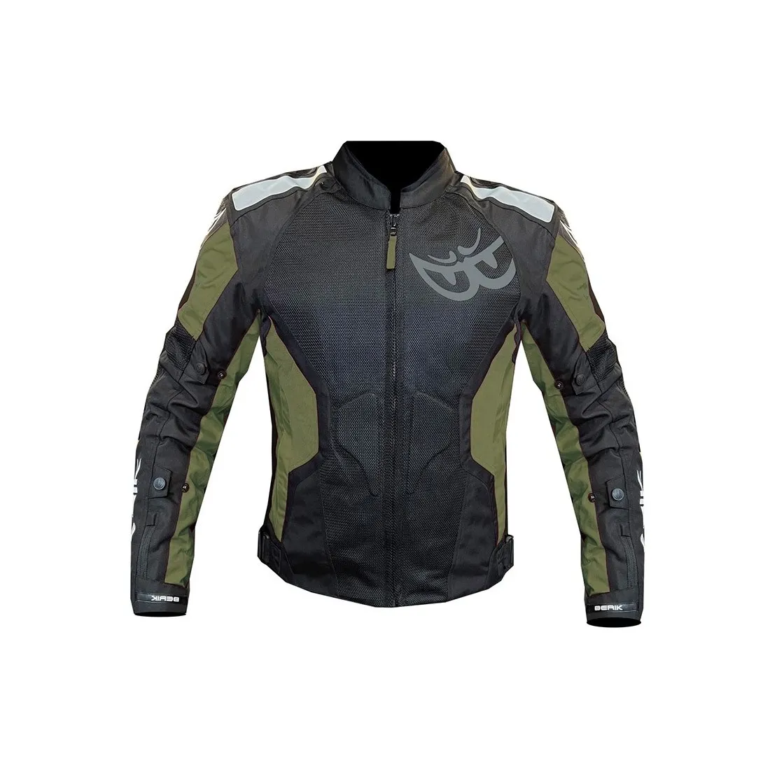 Veste Berik Mesh Air noir vert militaire
