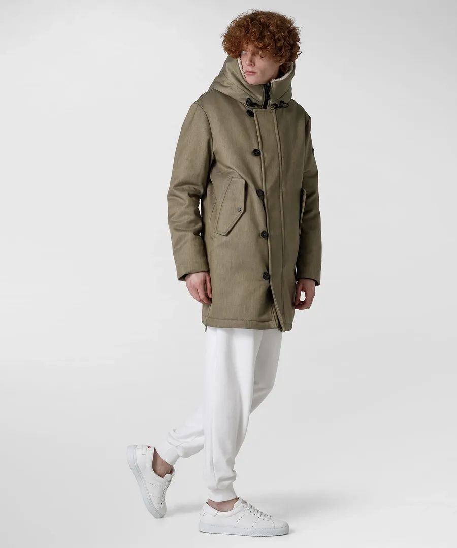 Veste Peuterey Men Kasa TV 02 ECOFur Grey Green