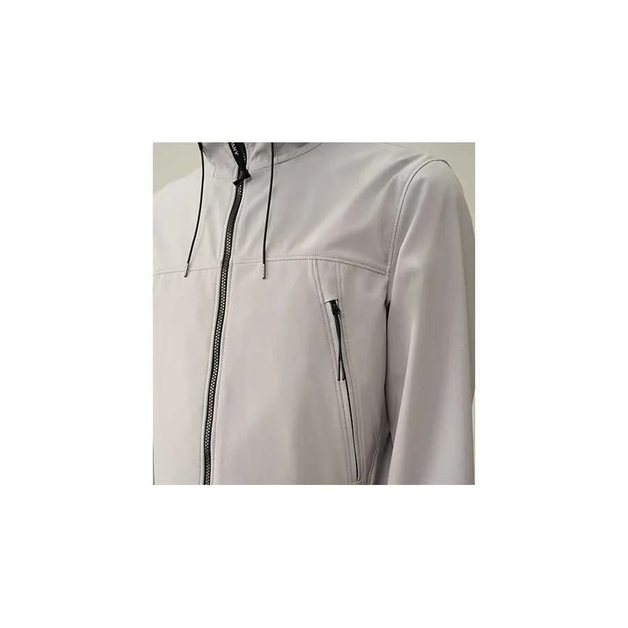 Veste Shell-R À Capuche Goggle Gris Clair C.P Company Homme | Toulouse