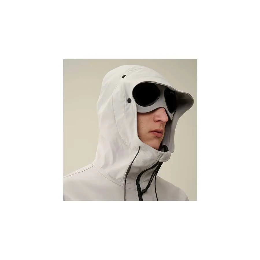 Veste Shell-R À Capuche Goggle Gris Clair C.P Company Homme | Toulouse