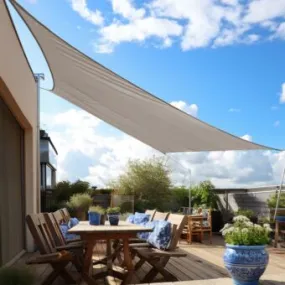 Voile d'ombrage carrée, imperméable, 3.6m ⋆ Lehner Versand