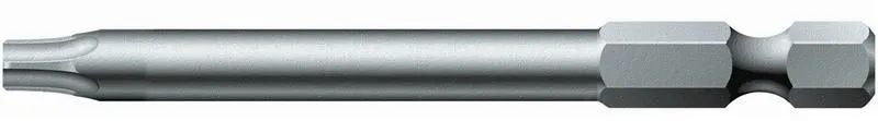 Wera 134722 Embout torx plus troué 25ipr x 3-1/2" tige 1/4" hex
