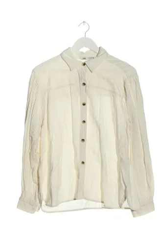 Zara Blouse-chemisier crème style décontracté